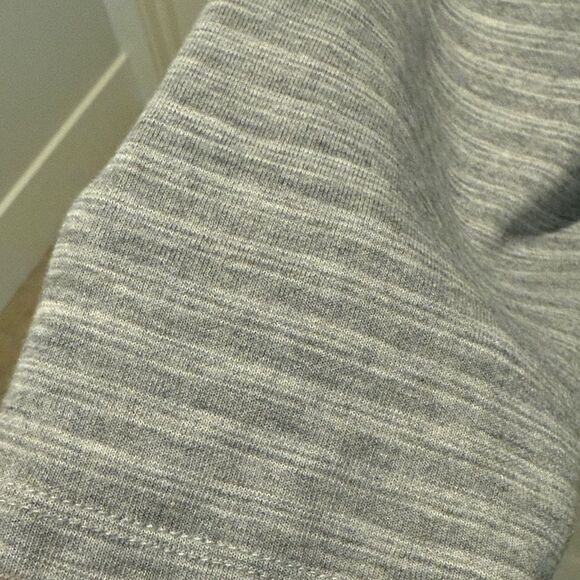 Vince Double Knit Heather Gray Striped Crewneck size XL - Picture 3 of 10